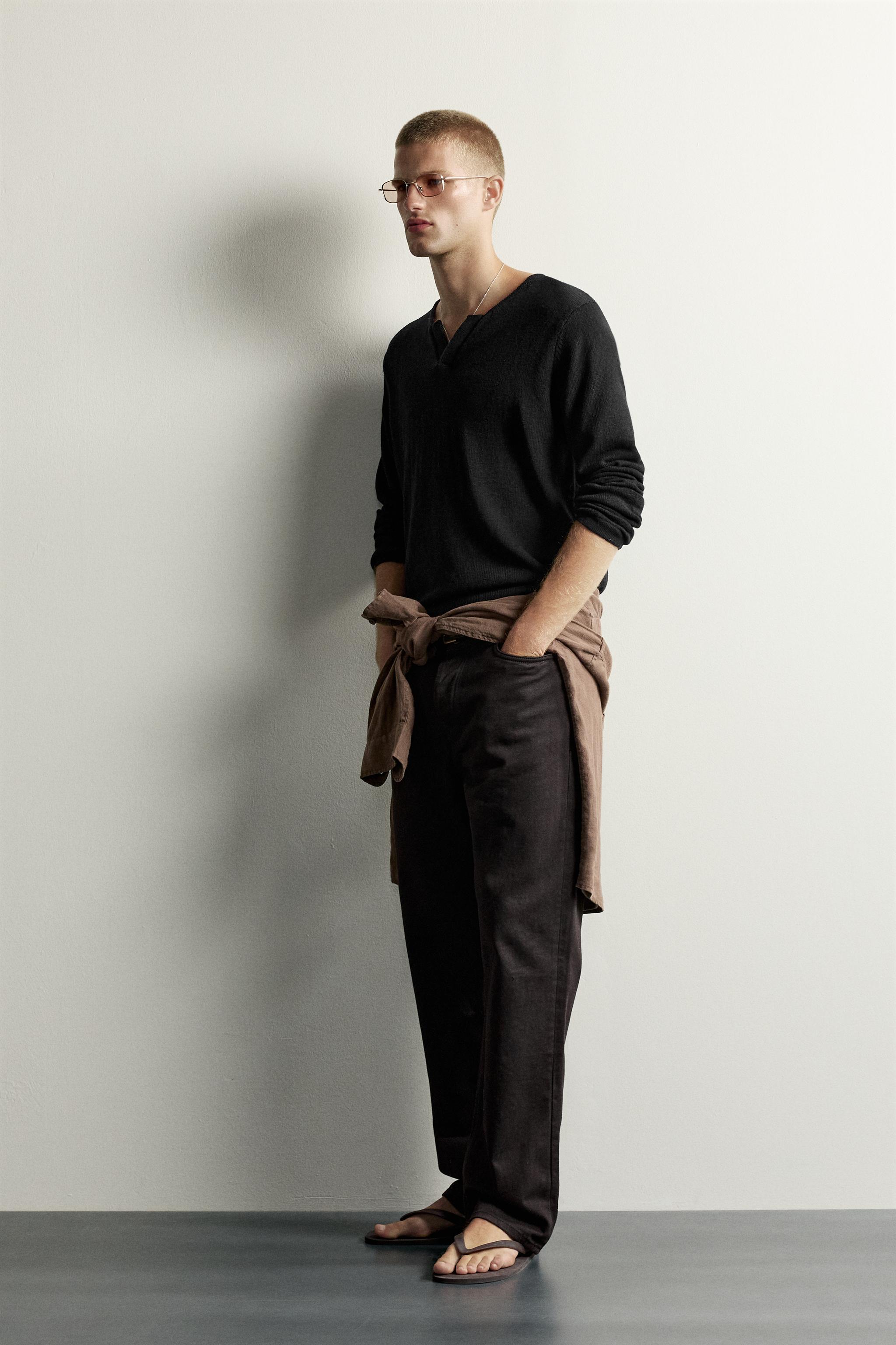 COTTON-LINEN KNIT T-SHIRT